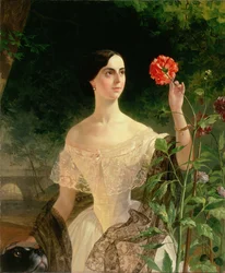 Porträt von Sofia Andreyevna Shuvalova (1829-1912), 1849
